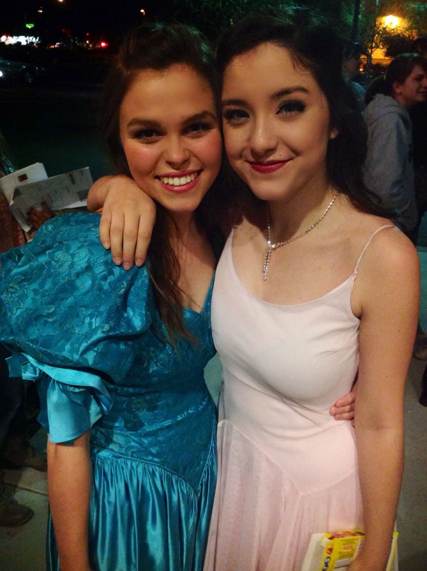 2015. Summer Farnsworth and Jessie Jo Pauley are all dolled up for a party,