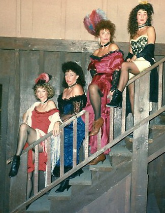 Linda DeArmond, Deborah Lippmann, Karen Kearney and Maria, proving that you don't need to know the name of the play. 