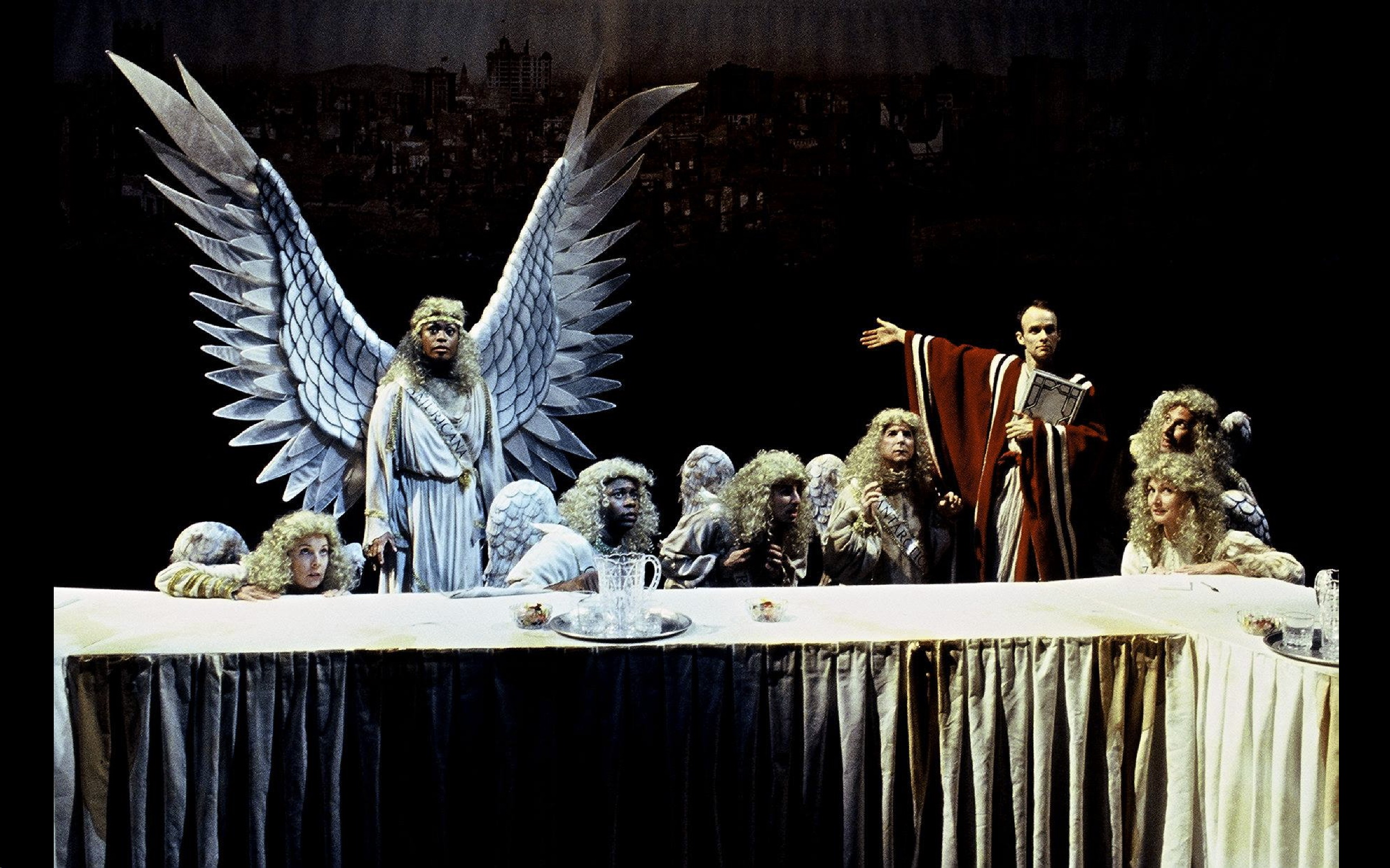 Actors Theatre. 2002. Angels in America - Millennium Approaches and Perestroika. Cathy Dresbach, Lillie Richardson, Alvin Keith, Christopher Williams, Jon Gentry, Oliver Wadsworth, Natalie Inglish Nesbitt and Rusty Ferracane. 