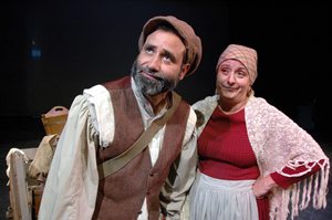 Chez Mena is Tevye and Maria Amorocho is Golde in "Fiddler on the Roof" at Arizona Jewish Theatre Company. (Photo credit unknown) 