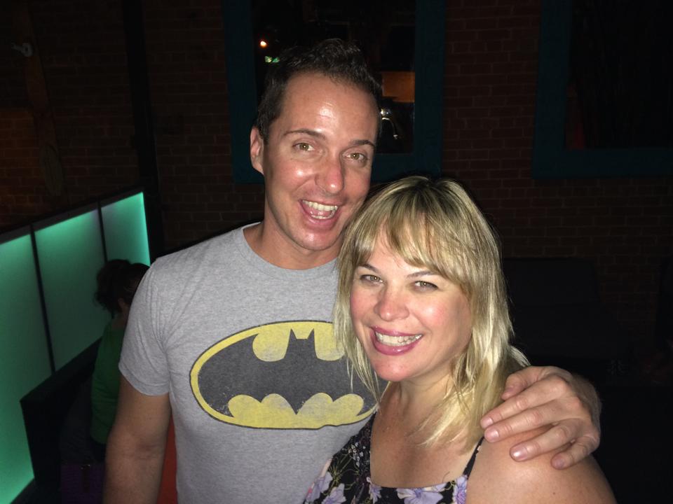  Ian Christiansen and Anne-Marie O'Reilly at The Bar on Central. (Photo from the Facebook page of Ian Christensen) 