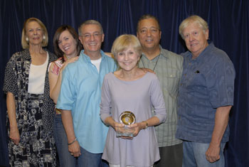 In 2010, Actors Equity gave its Arizona Theatre Service Award to Judy Rollings, beloved co-founder of Actors Theatre of Phoenix, now Actors Theatre.  Judy is seen with Phoenix/Tucson Liaison Committee members Elaine "E.E." Moe, Maren MacLean, Tony Hodges, Charles St. Clair and Larry Soller.