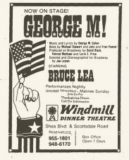 Windmill Dinner Theater, George M, Nov 1977