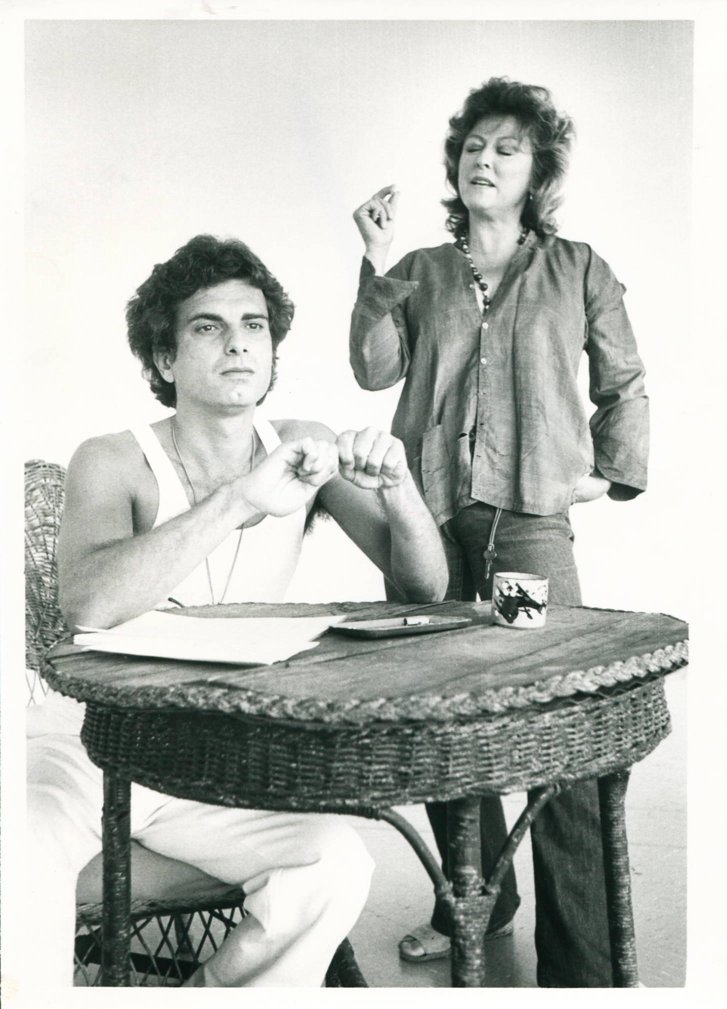 Steven Mastroieni and Carolyn Paine in Tennessee Williams' "The Night of the Iguana," at Phoenix Little Theatre. (Photo courtesy of Steven Mastroieni)