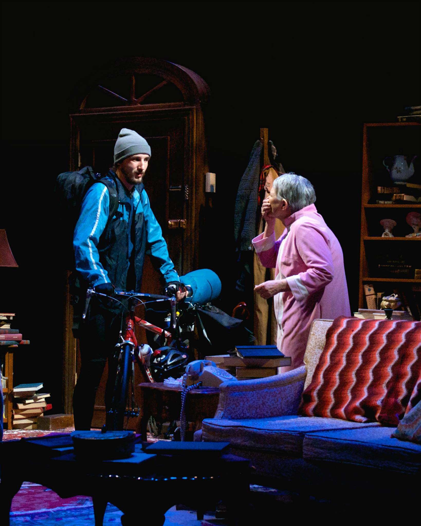 Devon Nickel and Patti Davis Suarez in "4000 Miles" at Actors Theatre, 2014. (Photo by John Groseclose)