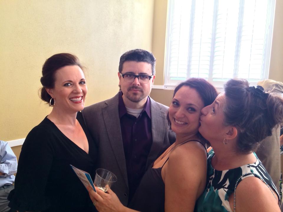 Maren Maclean, CJ Mascarelli, Angelica Howland, Maria Amorocho at Gourmetheatre, the 2014 Fundraiser for Actors Theatre.
