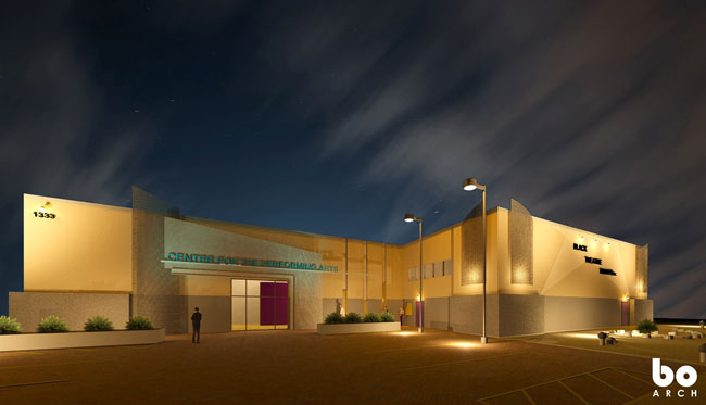 The Helen K. Mason Performing Arts Center. 