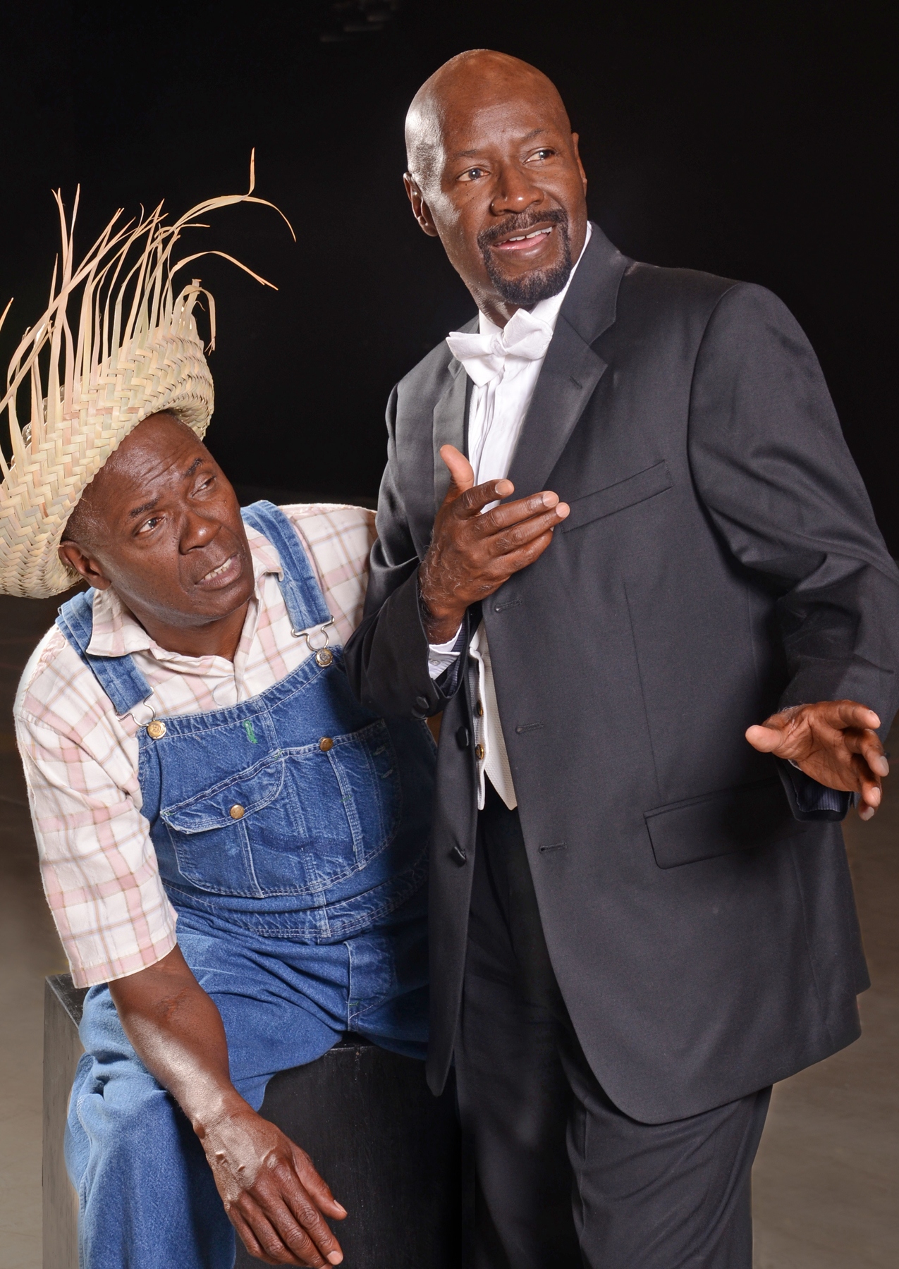 Arthur Reid and T.A. Burrows in "Purlie," 2014, Black Theatre Troupe. (Photo by Laura Durant)
