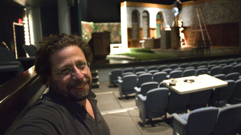 Matthew Wiener, in Stage West Theater before his company left the Herberger Theater Center.