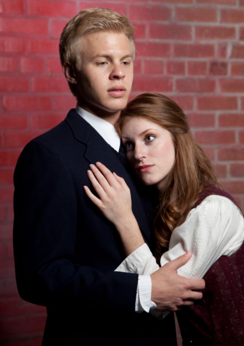 Cooper Hallstrom and Katrin Murdock in "Spring Awakening," Phoenix Theatre, 2012. (Photo by Jerry O'Conner)