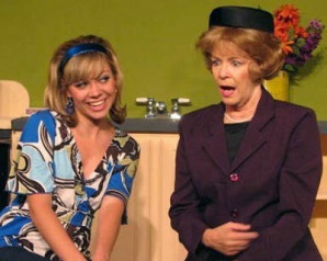 Angela Kriese and Barbara Walker McBain in "Barefoot in the Park" at Scottsdale Desert Stages Theatre, 2008. (Photo courtesy of the theater) 