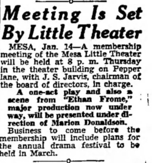 mesa encore theatre feb 15, 1940