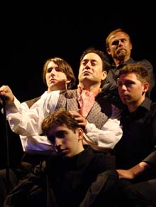 The theater presented "Gross Indecency: The Three Trials of Oscar Wilde, by Moises Kaufman, in May 2008, Actors not identified. (Photo by CJ Mascarelli) 