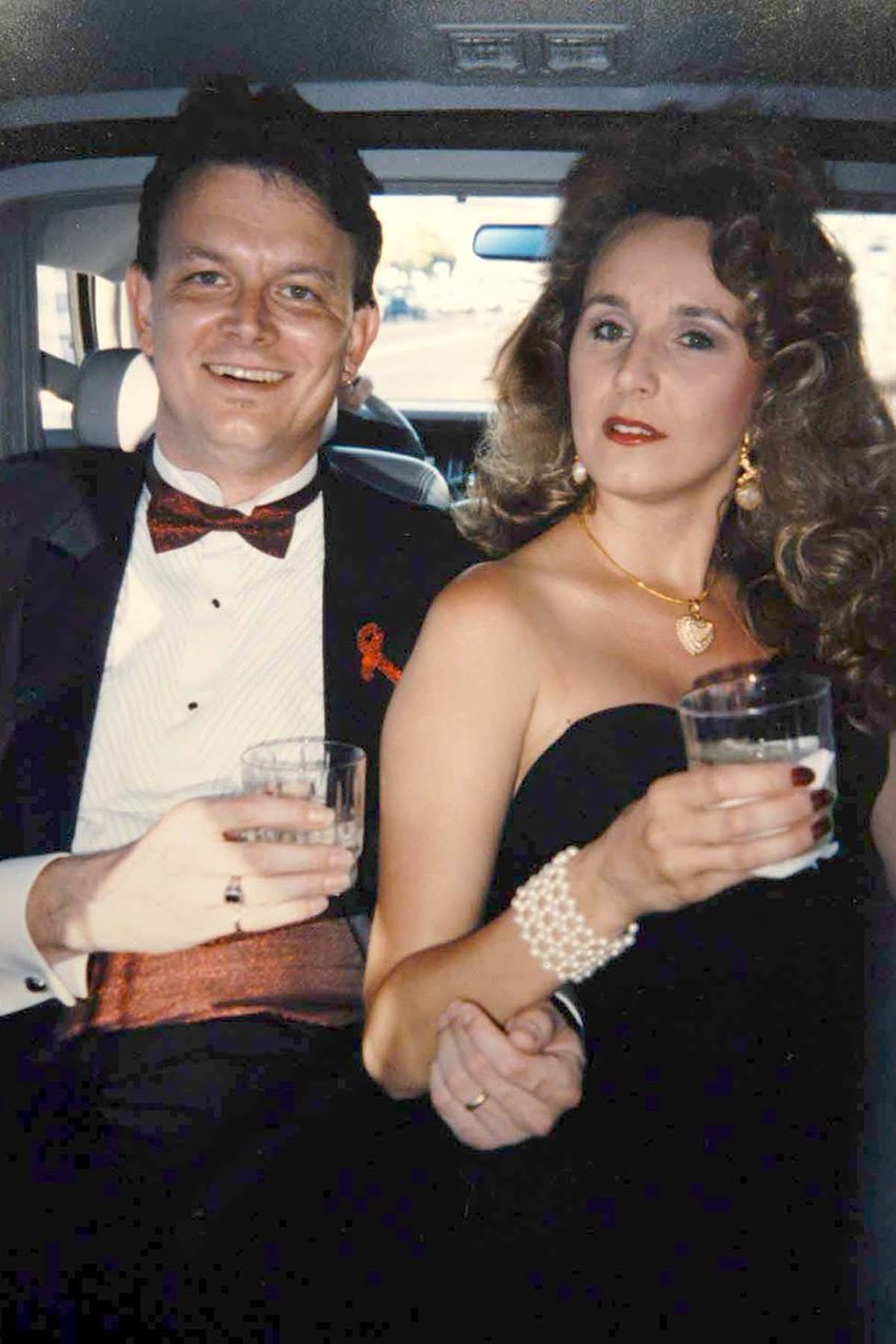 Doug Durant and his wife, actress-public relations director Laura Durant.