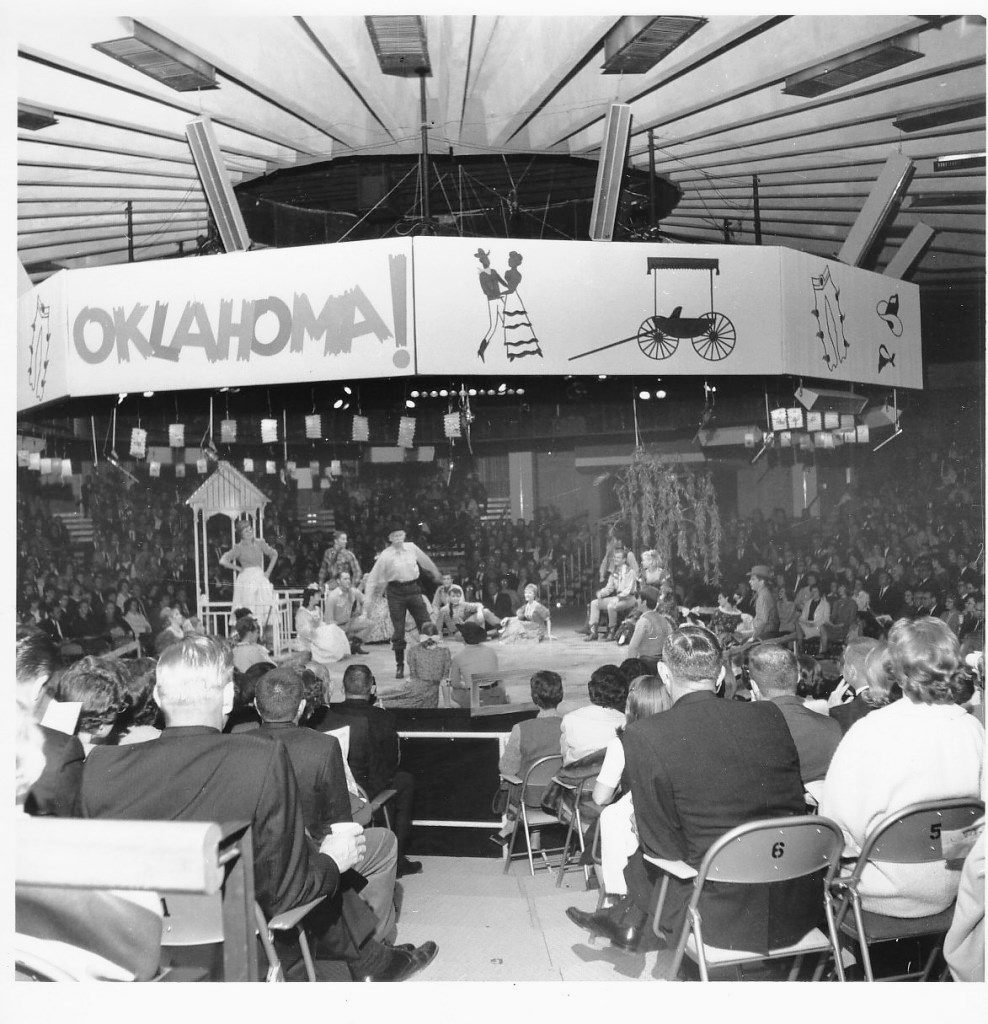 In 1965, John Raitt starred in the Star Theatre's production of "Oklahoma!", presented, as were all the shows, in the round.
