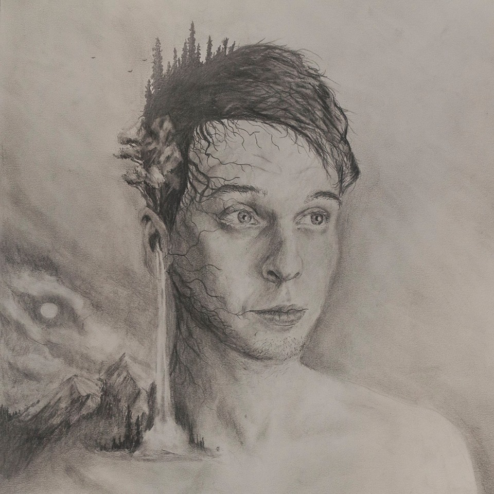 In turn, Cole did this beautiful pencil portrait of Brandon.