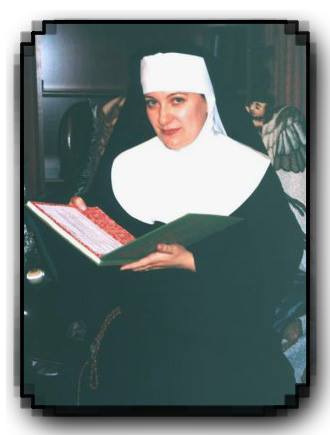 Copperstate Dinner Theatre. 2001. Nuncrackers. Lizz Reeves Fidler as Sister Hubert. Photo credit unknown.