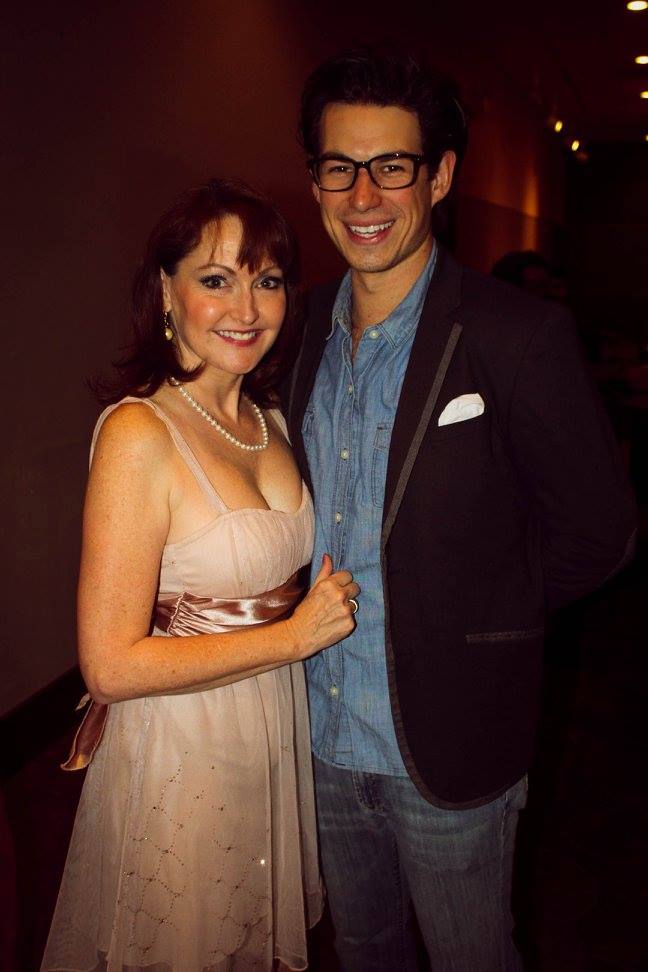 Janine Smith and Joel Duke on a night out at the Palms Theatre.