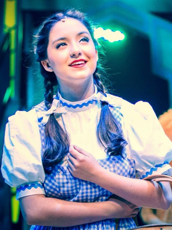 Jessie Jo Pauley as Dorothy in the 2015 production of "The Wizard of Oz" at Hale Centre Theatre. (Photo by Nick Woodward-Shaw)
